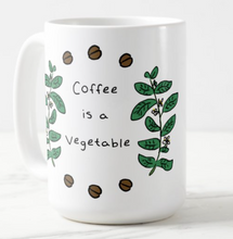 Load image into Gallery viewer, Coffee is a Vegetable - Coffee Mug